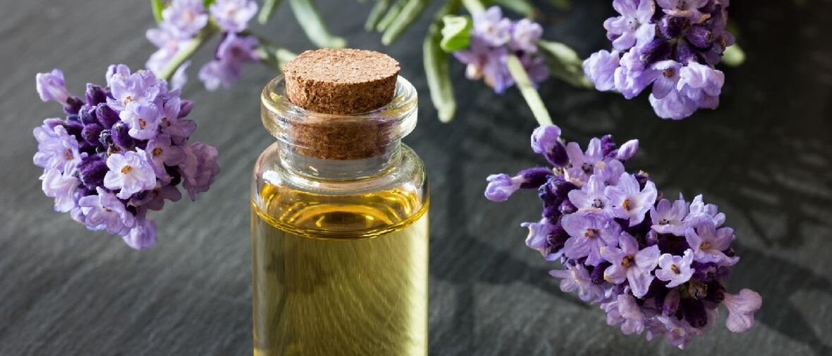 Lavanda yog'i chiroyli yuz beradi